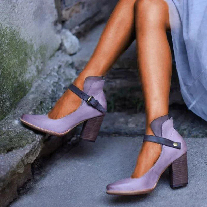 Women's Heel Sandals with Adjustable Straps and Cushioned Insole 1