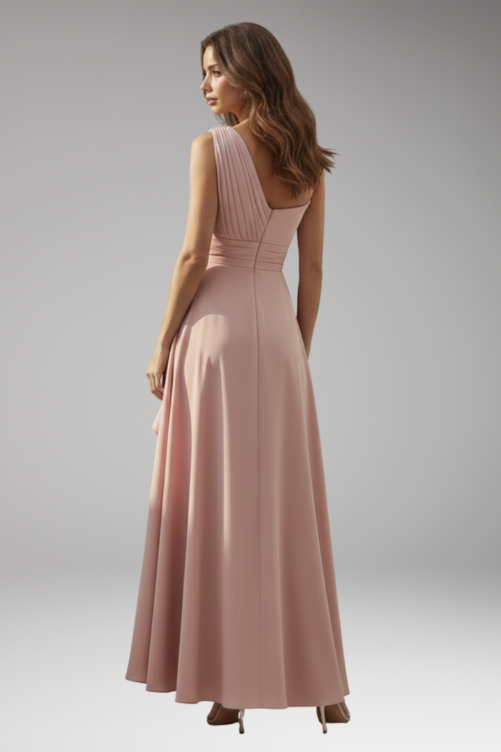 Women's High-Waisted Cocktail Dress with Structured Design 3
