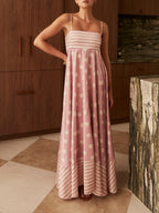 Women's Maxi Sundress | Polka Dot 5