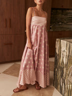 Women's Maxi Sundress | Polka Dot 6