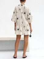 Women's Mini Sundress | Botanical Print 8