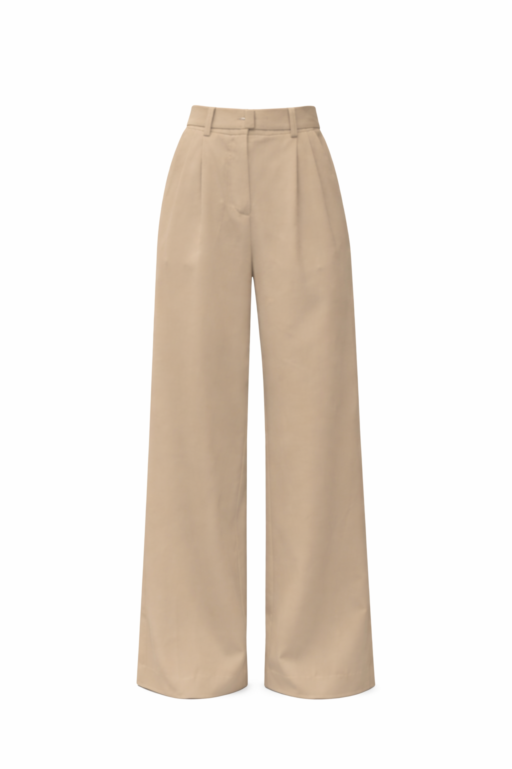 Women's Pleated Wide Leg Trouser Pantswith Front Crease Detail 0