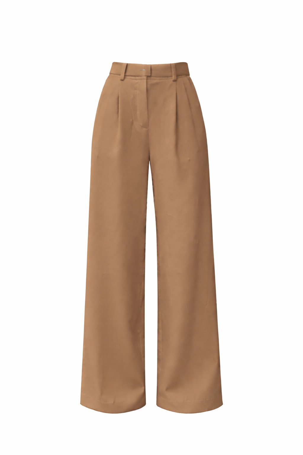 Women's Pleated Wide Leg Trouser Pantswith Front Crease Detail 7