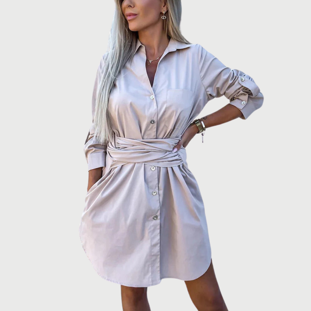 Women's Shirt Dress | Long Sleeve 0