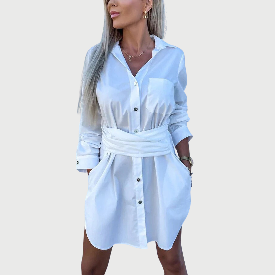 Women's Shirt Dress | Long Sleeve 4