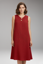 Women's Short Dress with Blouse Style and Elegant Design 0