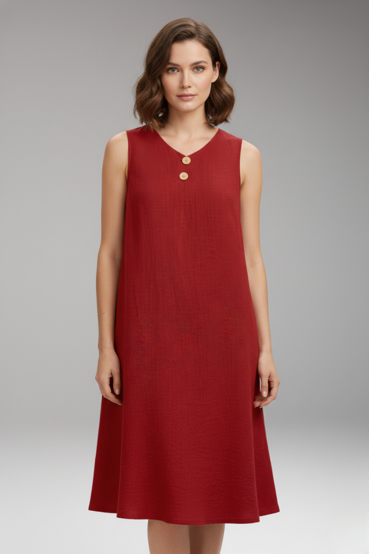 Women's Short Dress with Blouse Style and Elegant Design 0