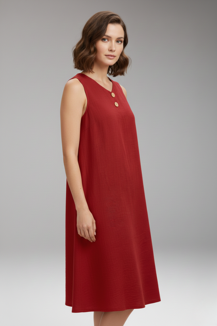 Women's Short Dress with Blouse Style and Elegant Design 2