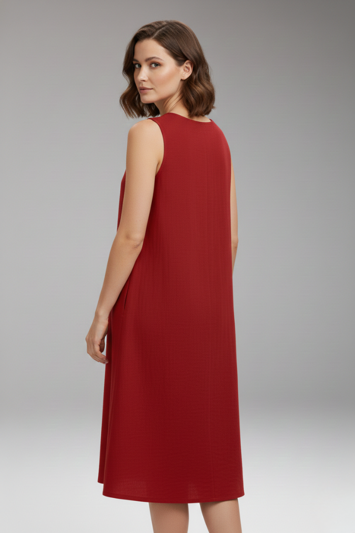 Women's Short Dress with Blouse Style and Elegant Design 3
