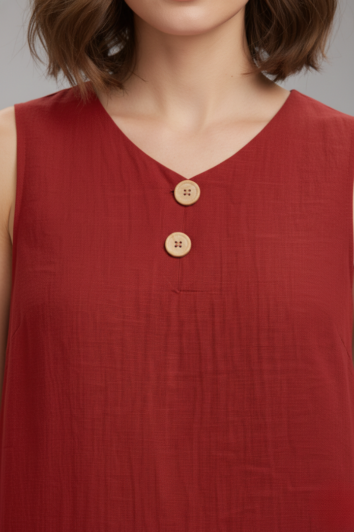 Women's Short Dress with Blouse Style and Elegant Design 4