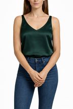 Women's Sleeveless Tank Blouse with V Neck 5