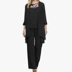Women’s Three-Piece Suit with Tailored Jacket and Trousers 1