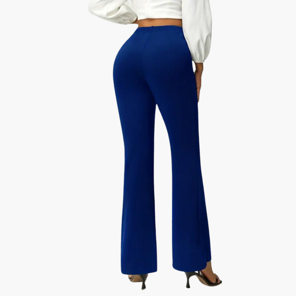 Women’s Trousers with High Waist and Flared Leg 1