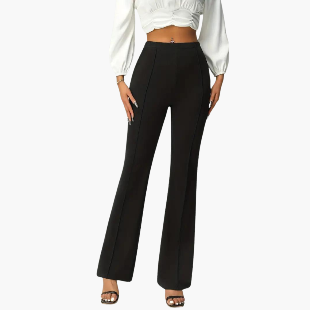Women’s Trousers with High Waist and Flared Leg 2