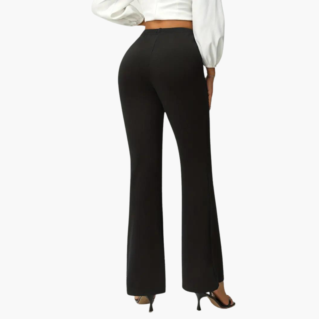 Women’s Trousers with High Waist and Flared Leg 3