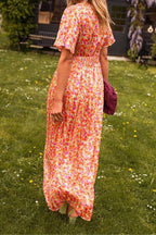 Women's Wedding Guest Maxi Dress | Casual Floral 1