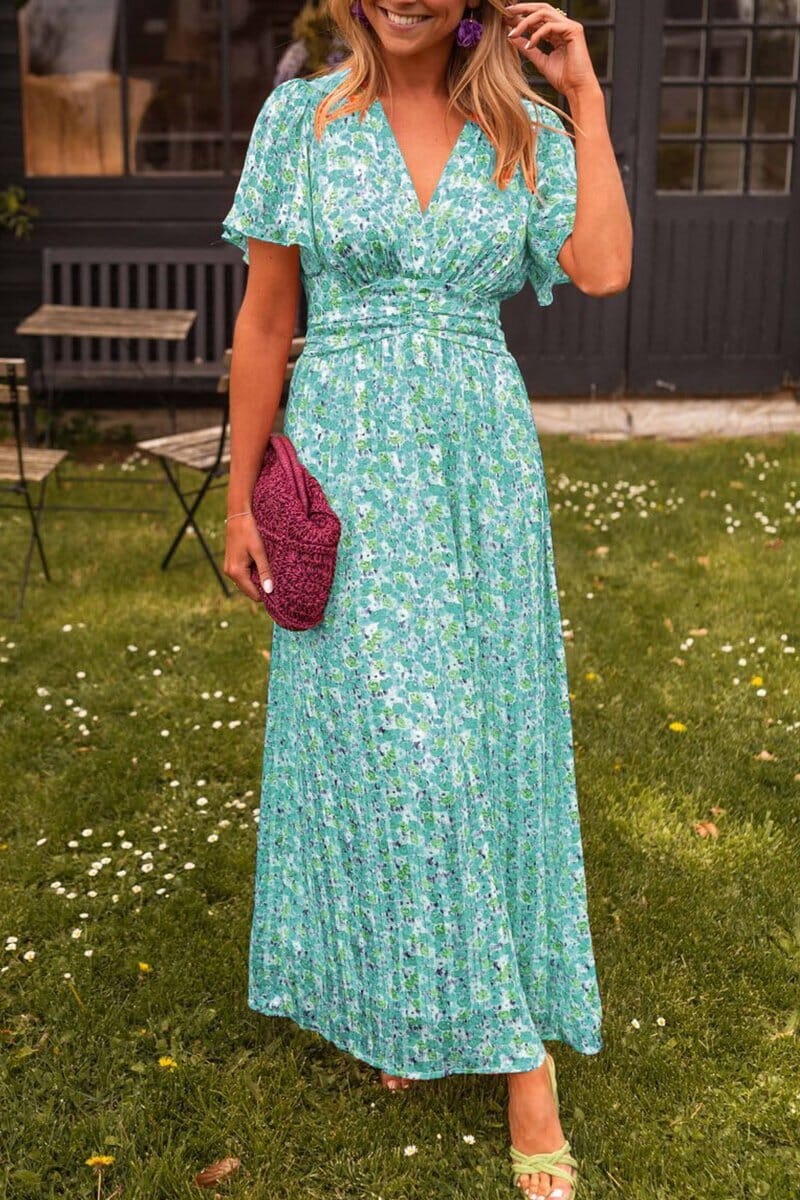 Women's Wedding Guest Maxi Dress | Casual Floral 6