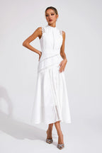 Women's Wedding Guest Midi Dress | Sleeveless Lace 5