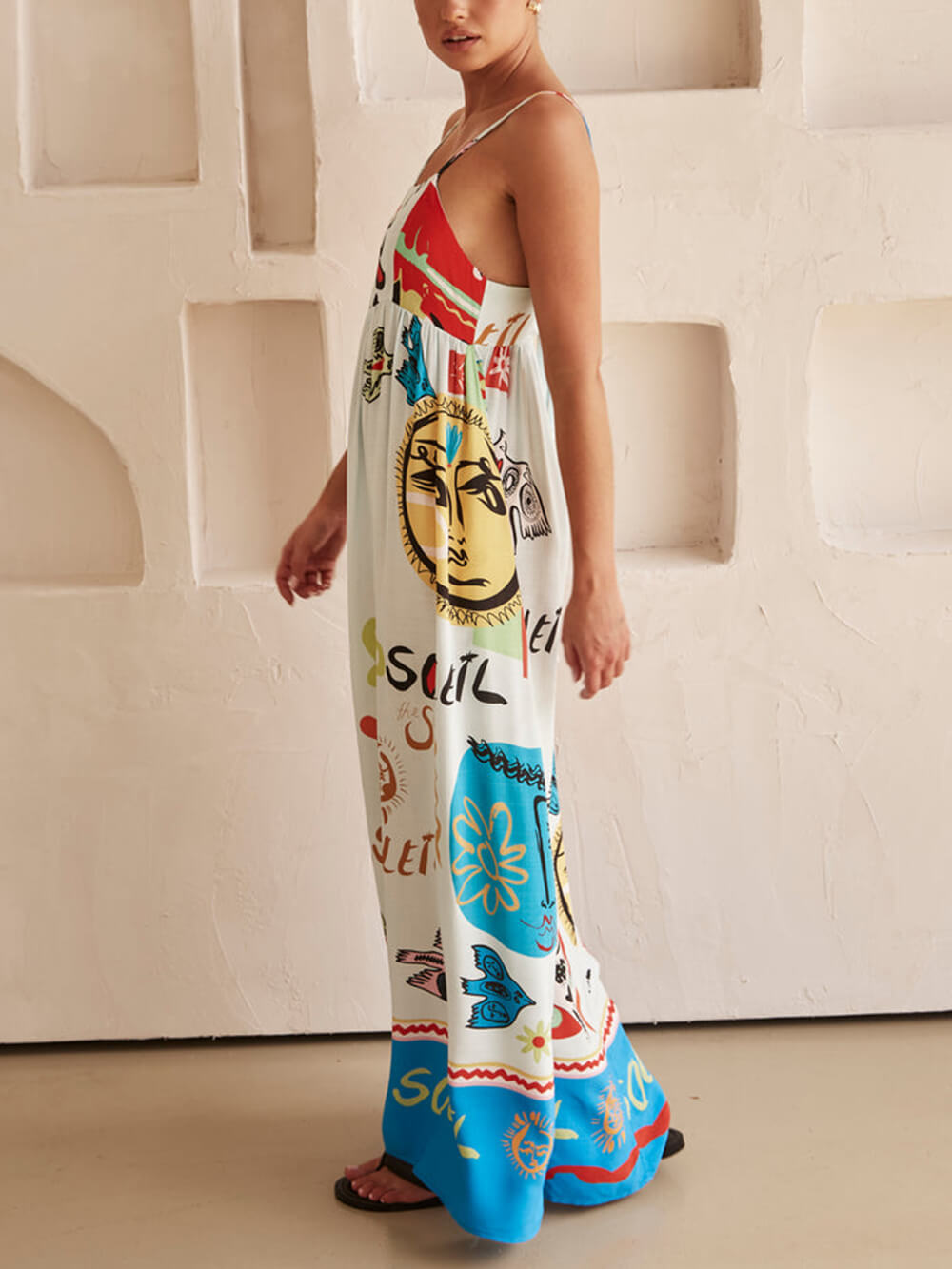 Women's White Maxi Dress | Casual 2