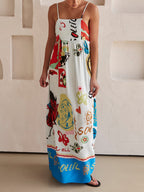 Women's White Maxi Dress | Casual 3