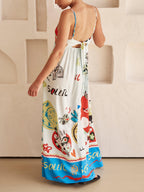 Women's White Maxi Dress | Casual 4
