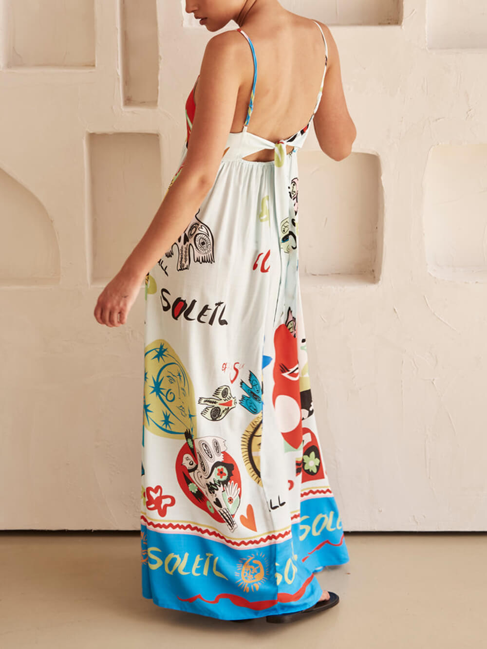 Women's White Maxi Dress | Casual 4
