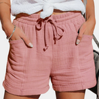 Women's Summer Shorts | Drawstring Waist & Casual Everyday Style