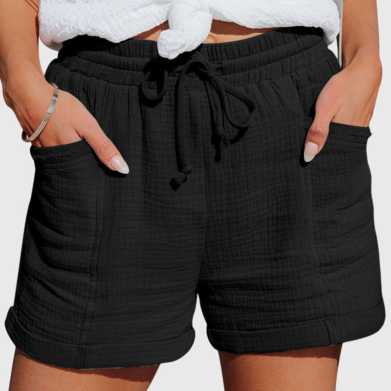 Women's Summer Shorts | Drawstring Waist & Casual Everyday Style