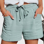 Women's Summer Shorts | Drawstring Waist & Casual Everyday Style