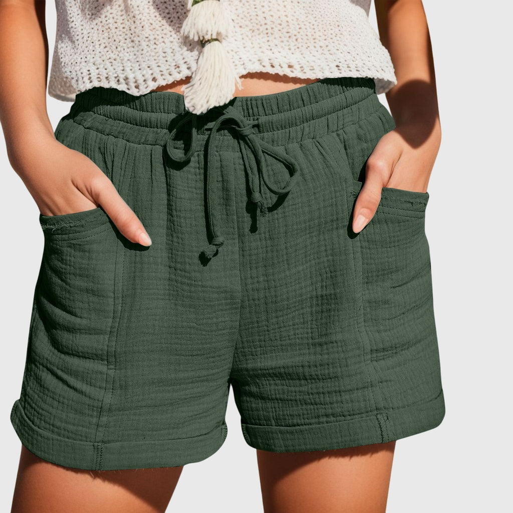 Women's Summer Shorts | Drawstring Waist & Casual Everyday Style