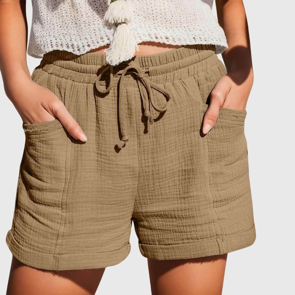 Women's Summer Shorts | Drawstring Waist & Casual Everyday Style