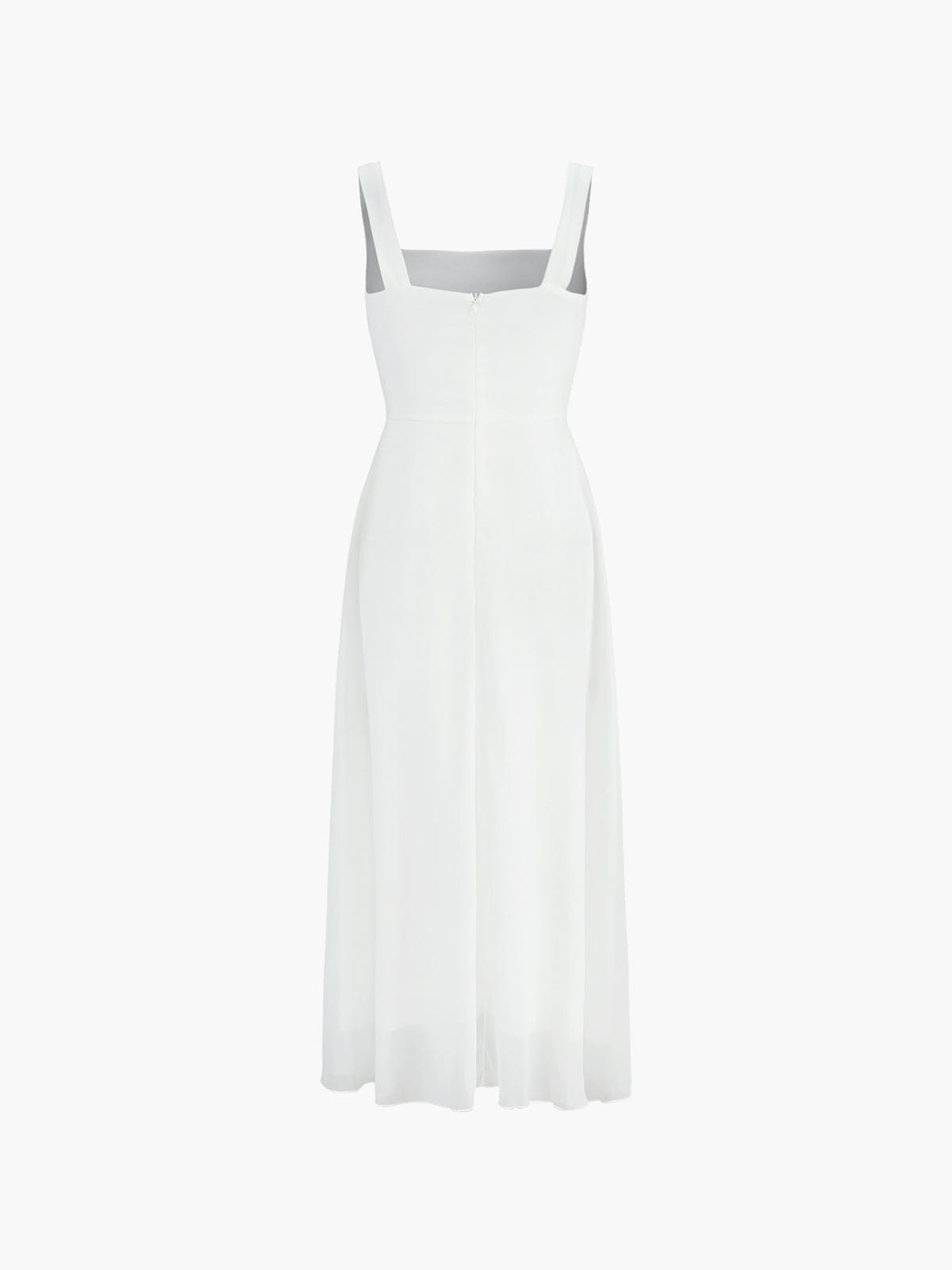 Women's Wedding Guest Midi Dress | Square Neck & A-Line Skirt