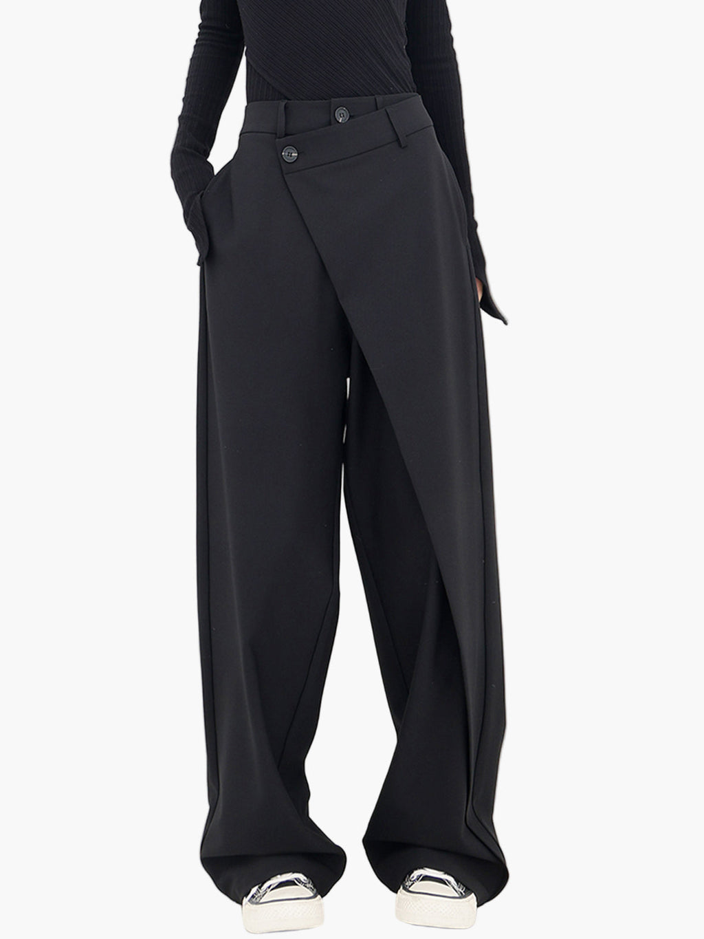 Wrap Trousers Women's | Asymmetric Wrap Design