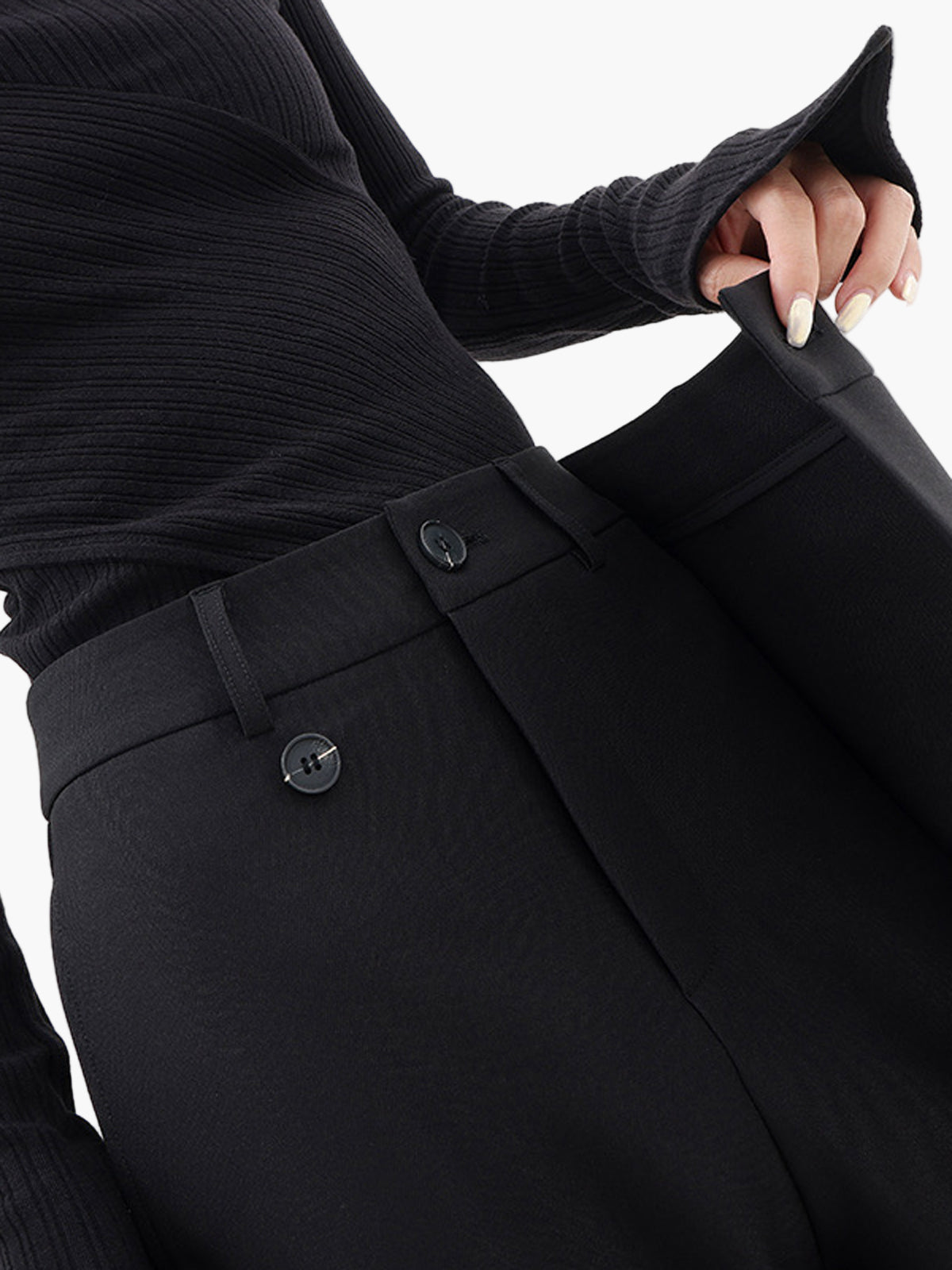 Wrap Trousers Women's | Asymmetric Wrap Design