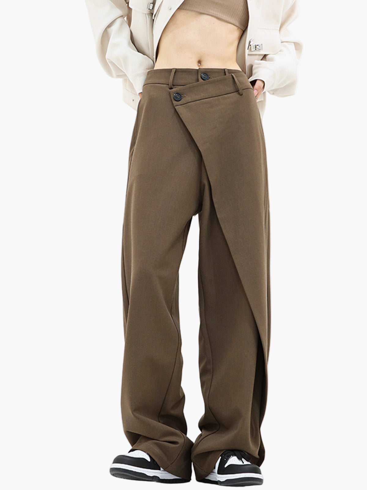 Wrap Trousers Women's | Asymmetric Wrap Design